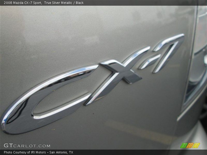 True Silver Metallic / Black 2008 Mazda CX-7 Sport