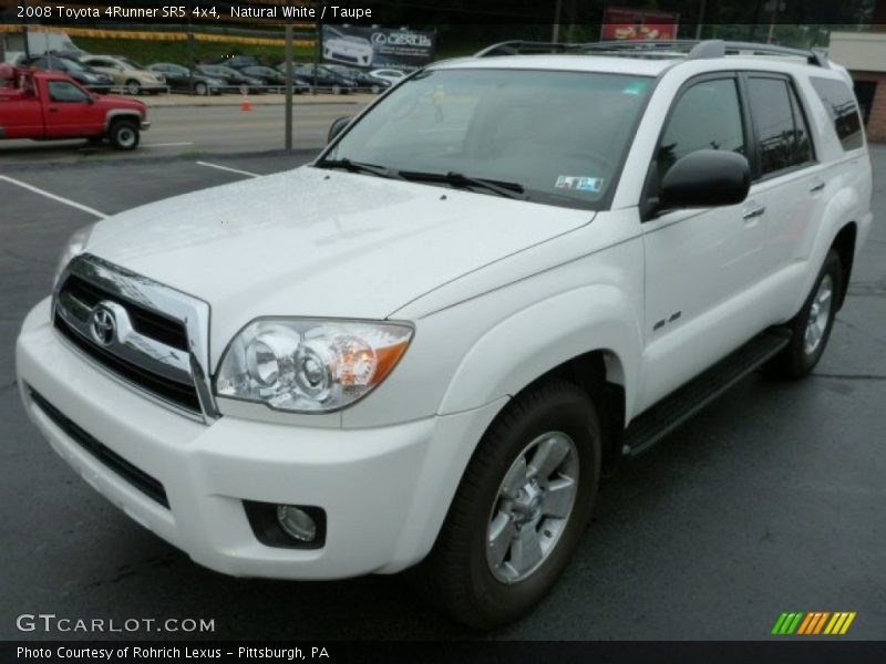 Natural White / Taupe 2008 Toyota 4Runner SR5 4x4