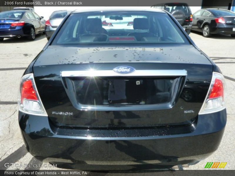 Black / Charcoal Black 2006 Ford Fusion SEL
