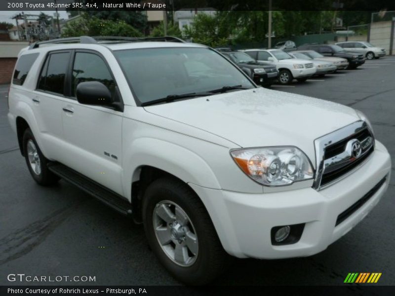 Natural White / Taupe 2008 Toyota 4Runner SR5 4x4