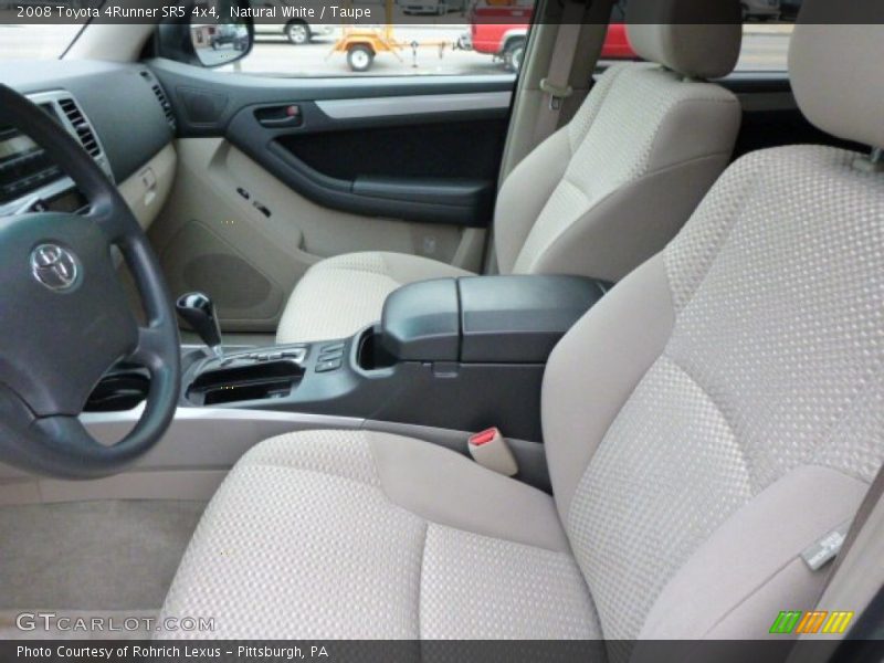 Natural White / Taupe 2008 Toyota 4Runner SR5 4x4
