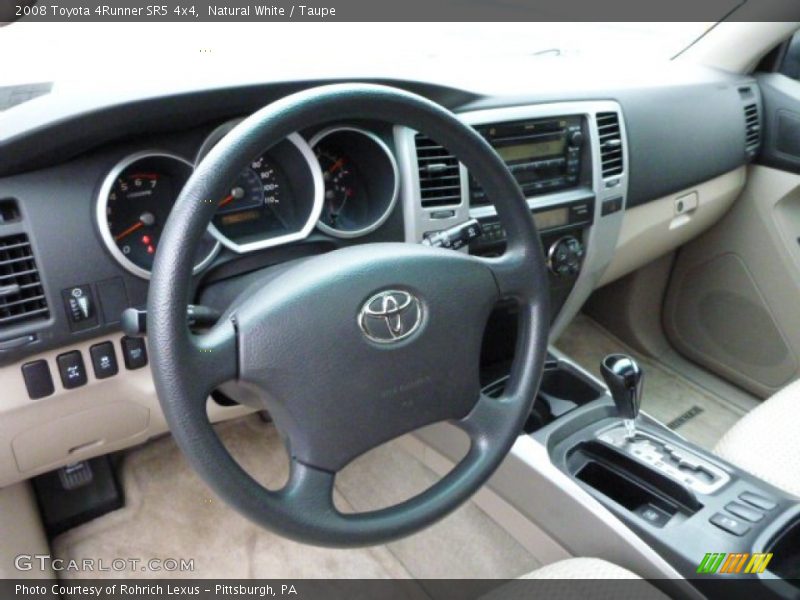 Natural White / Taupe 2008 Toyota 4Runner SR5 4x4