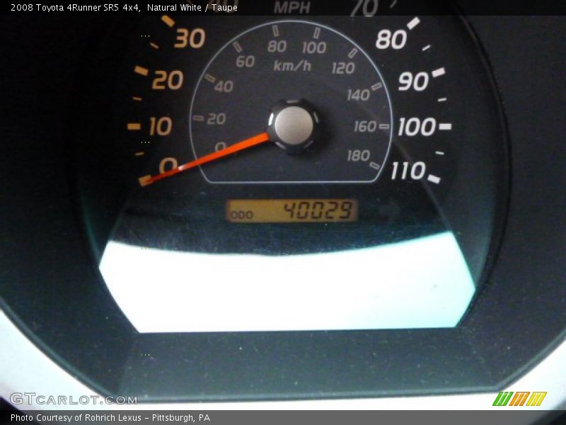 Natural White / Taupe 2008 Toyota 4Runner SR5 4x4