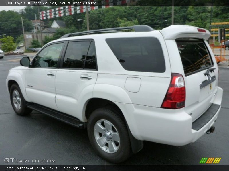 Natural White / Taupe 2008 Toyota 4Runner SR5 4x4