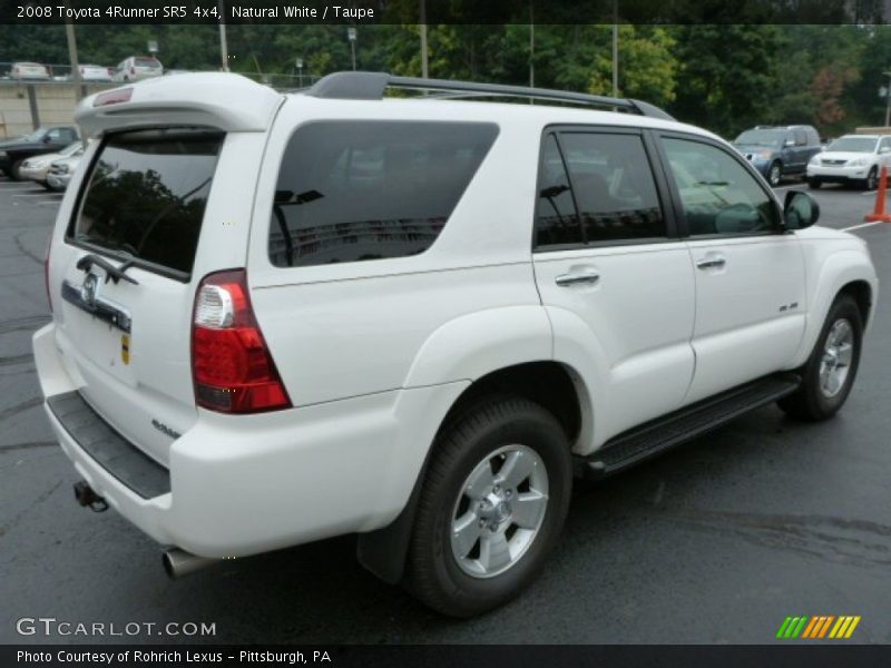 Natural White / Taupe 2008 Toyota 4Runner SR5 4x4