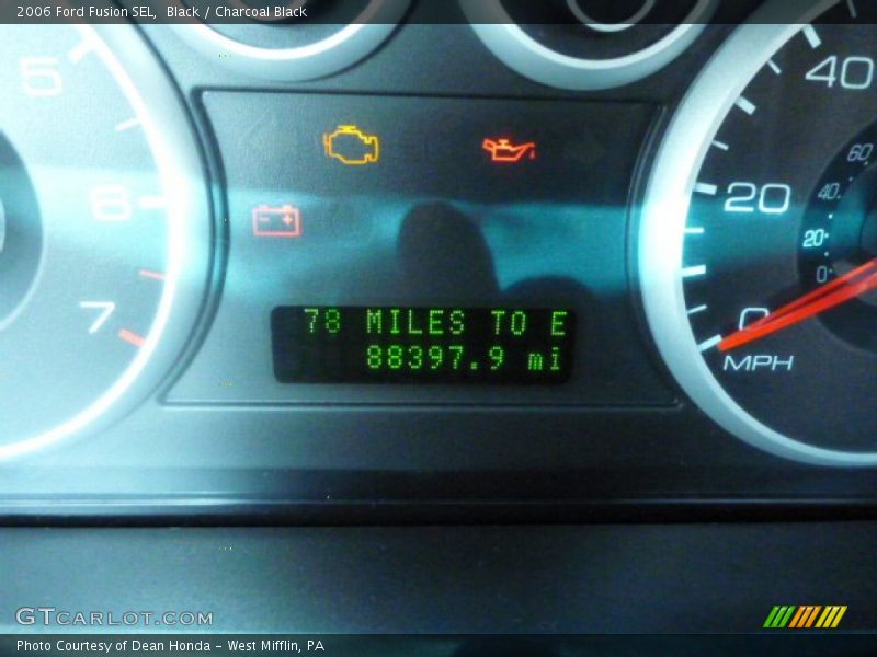 Black / Charcoal Black 2006 Ford Fusion SEL