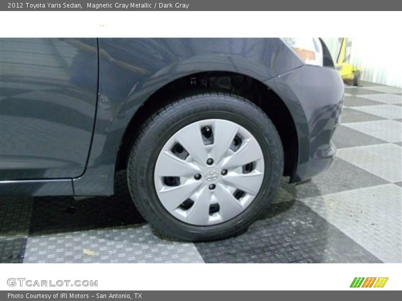 Magnetic Gray Metallic / Dark Gray 2012 Toyota Yaris Sedan