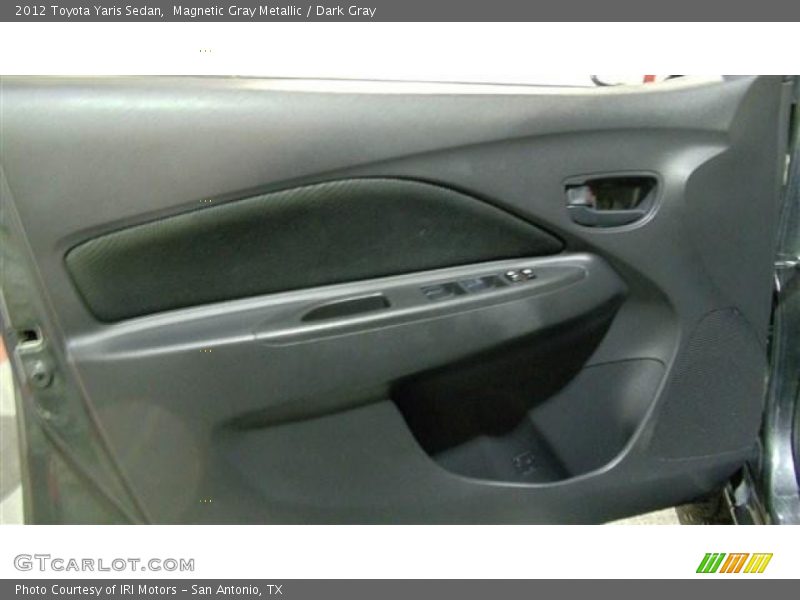Magnetic Gray Metallic / Dark Gray 2012 Toyota Yaris Sedan