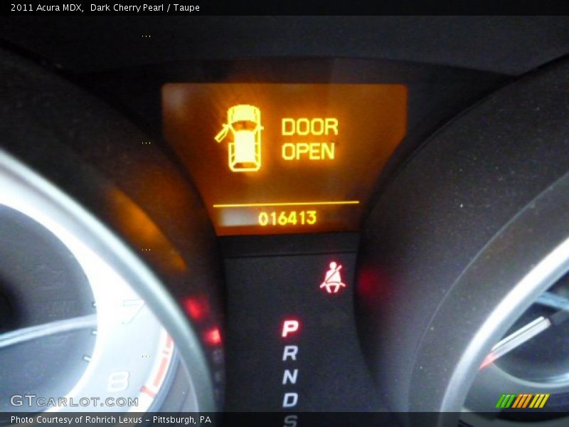 Dark Cherry Pearl / Taupe 2011 Acura MDX