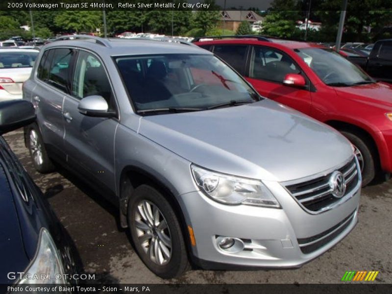 Reflex Silver Metallic / Clay Grey 2009 Volkswagen Tiguan SE 4Motion