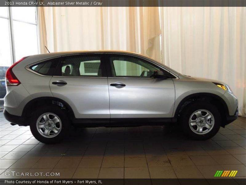 Alabaster Silver Metallic / Gray 2013 Honda CR-V LX