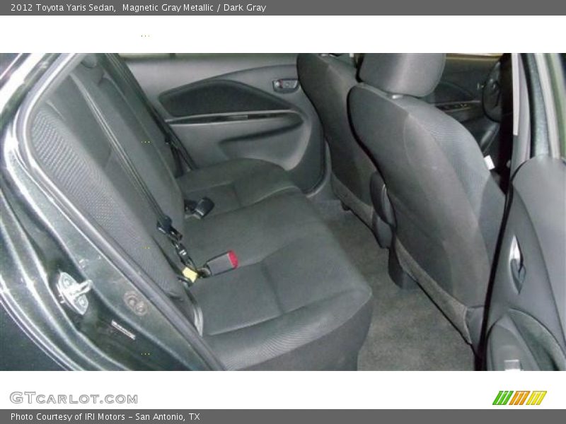 Magnetic Gray Metallic / Dark Gray 2012 Toyota Yaris Sedan