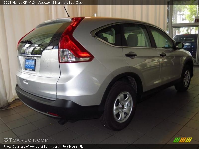 Alabaster Silver Metallic / Gray 2013 Honda CR-V LX