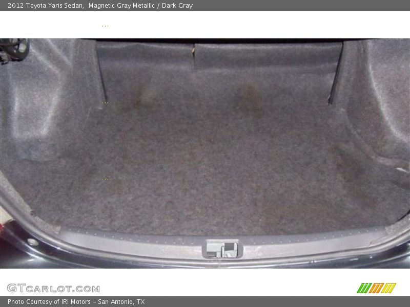 Magnetic Gray Metallic / Dark Gray 2012 Toyota Yaris Sedan