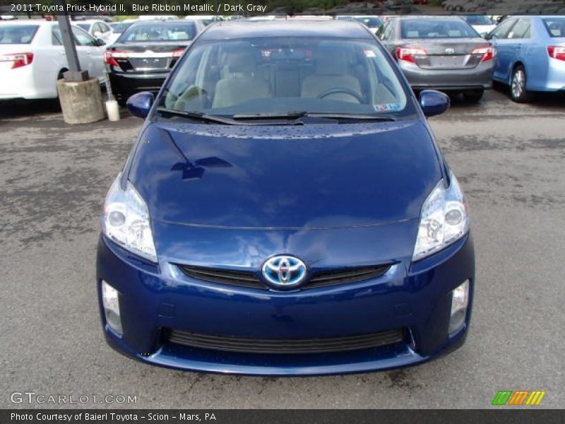 Blue Ribbon Metallic / Dark Gray 2011 Toyota Prius Hybrid II