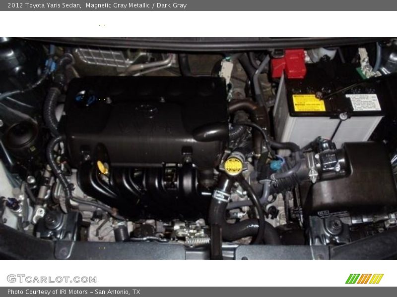 Magnetic Gray Metallic / Dark Gray 2012 Toyota Yaris Sedan