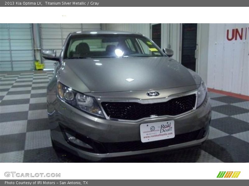 Titanium Silver Metallic / Gray 2013 Kia Optima LX