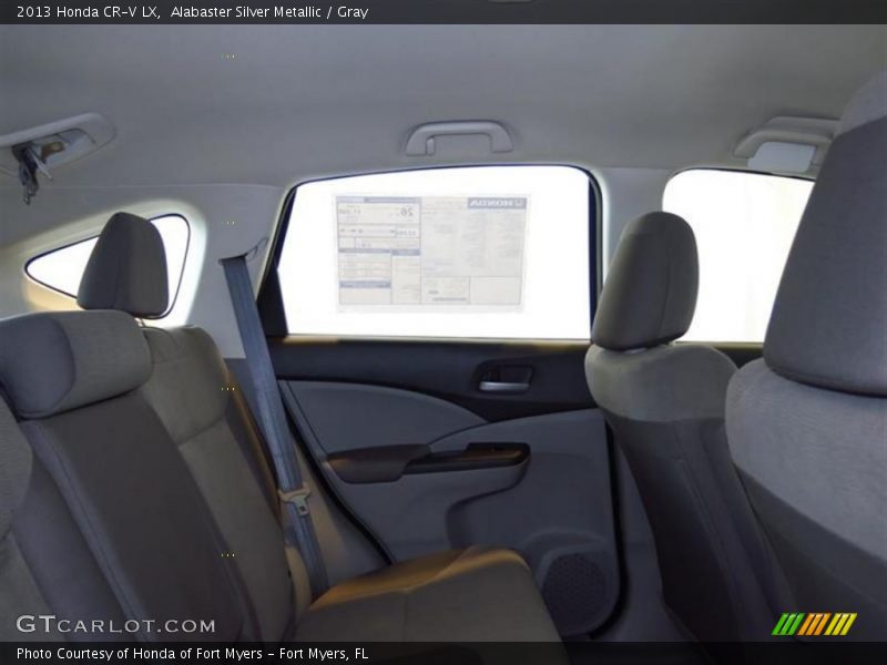Alabaster Silver Metallic / Gray 2013 Honda CR-V LX