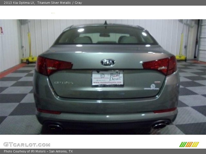 Titanium Silver Metallic / Gray 2013 Kia Optima LX