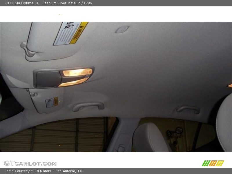 Titanium Silver Metallic / Gray 2013 Kia Optima LX