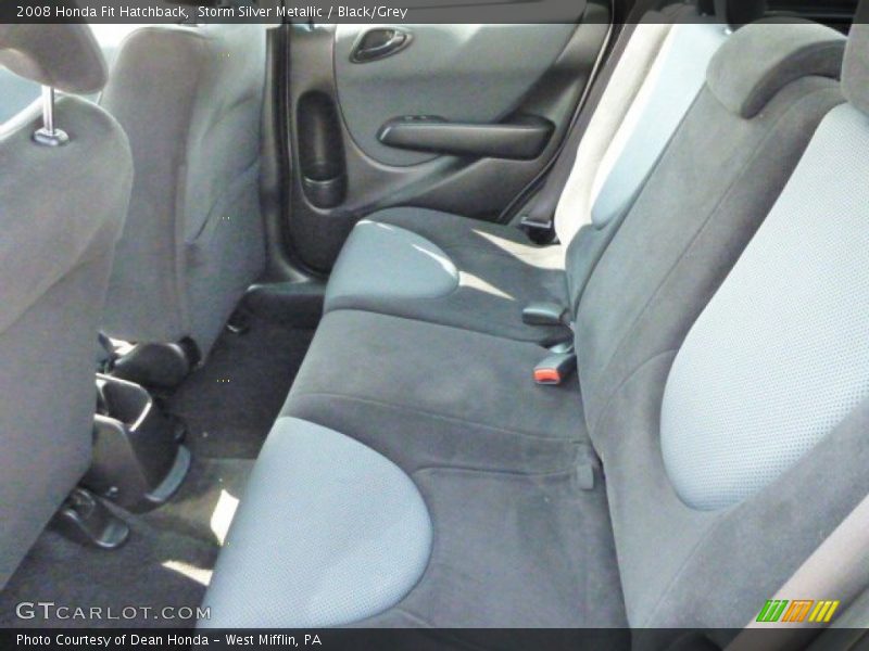 Storm Silver Metallic / Black/Grey 2008 Honda Fit Hatchback