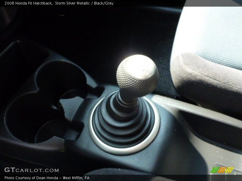 Storm Silver Metallic / Black/Grey 2008 Honda Fit Hatchback
