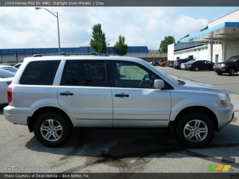 Starlight Silver Metallic / Gray 2004 Honda Pilot EX 4WD