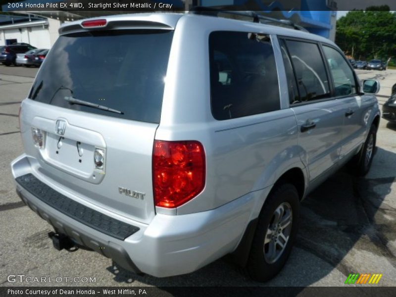 Starlight Silver Metallic / Gray 2004 Honda Pilot EX 4WD