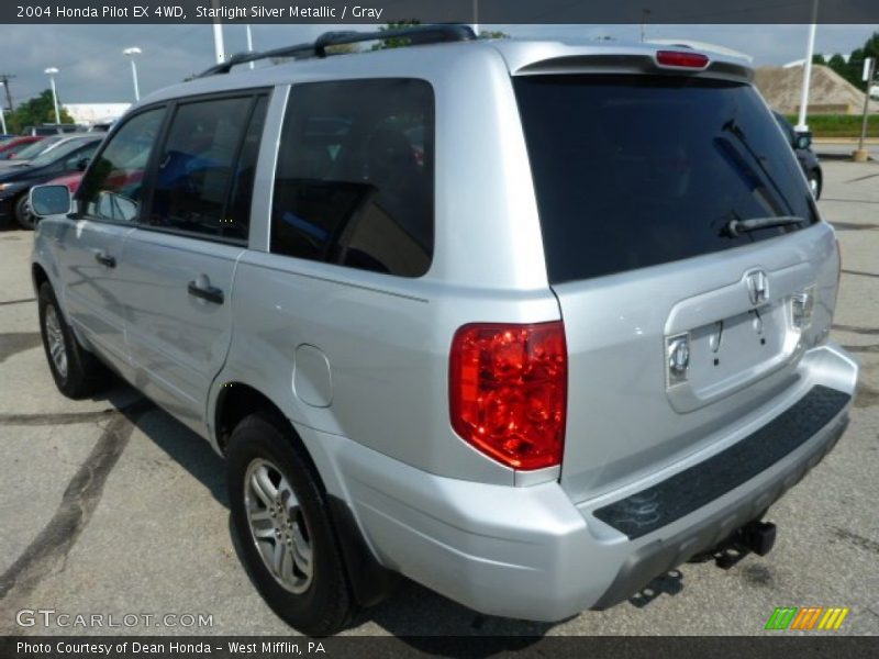 Starlight Silver Metallic / Gray 2004 Honda Pilot EX 4WD