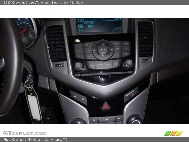 Atlantis Blue Metallic / Jet Black 2013 Chevrolet Cruze LT