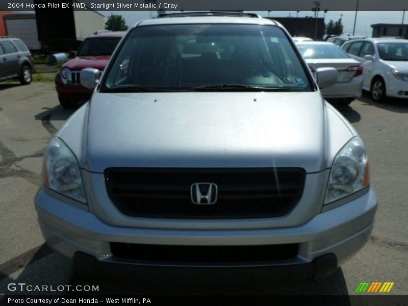 Starlight Silver Metallic / Gray 2004 Honda Pilot EX 4WD