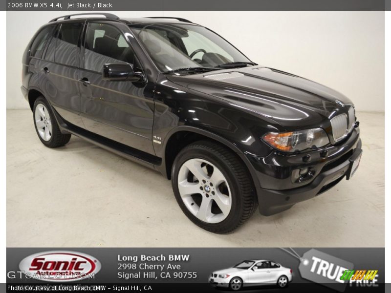 Jet Black / Black 2006 BMW X5 4.4i