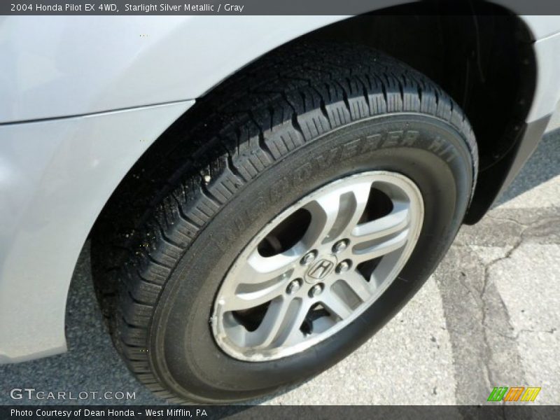 Starlight Silver Metallic / Gray 2004 Honda Pilot EX 4WD