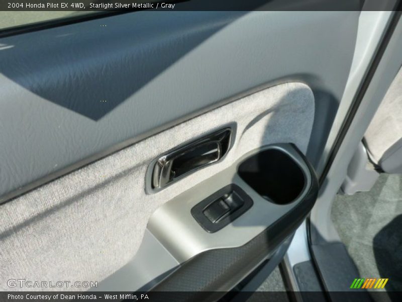 Starlight Silver Metallic / Gray 2004 Honda Pilot EX 4WD