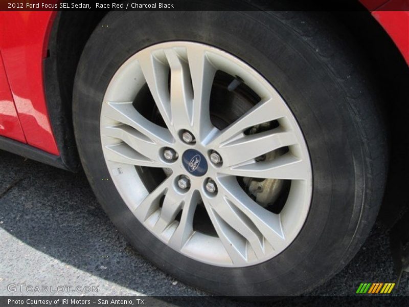Race Red / Charcoal Black 2012 Ford Focus SEL Sedan