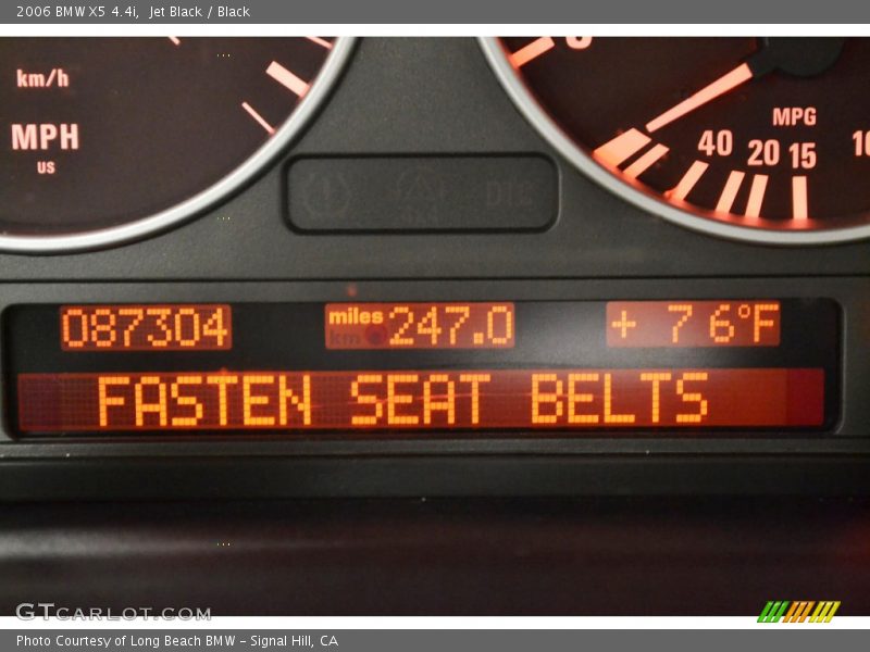 Jet Black / Black 2006 BMW X5 4.4i