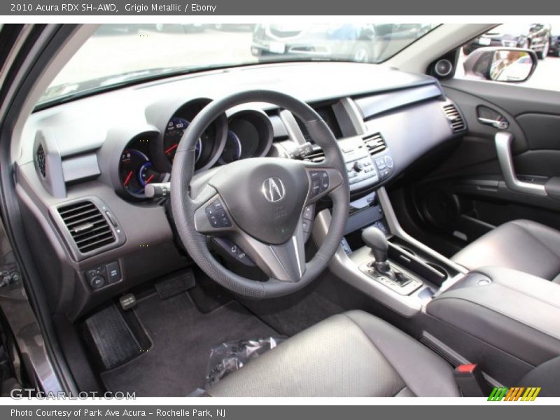 Grigio Metallic / Ebony 2010 Acura RDX SH-AWD