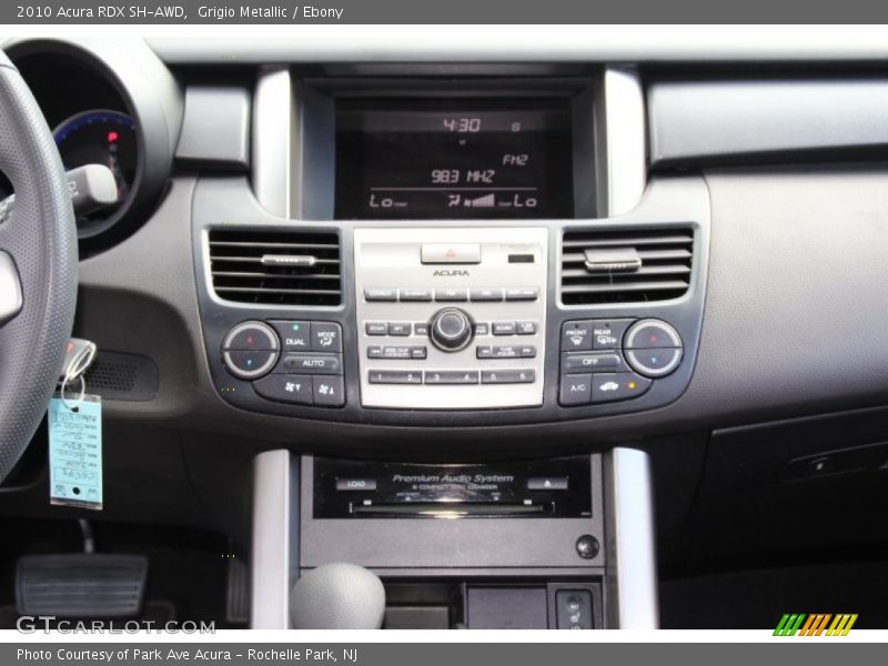 Grigio Metallic / Ebony 2010 Acura RDX SH-AWD