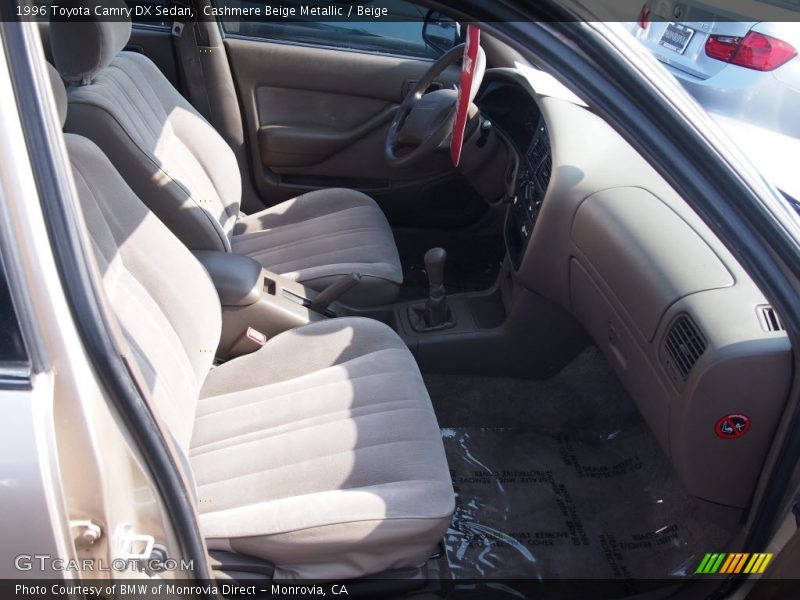 Cashmere Beige Metallic / Beige 1996 Toyota Camry DX Sedan