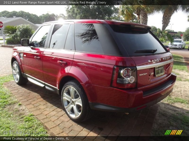 Firenze Red Metallic / Ivory 2012 Land Rover Range Rover Sport HSE LUX