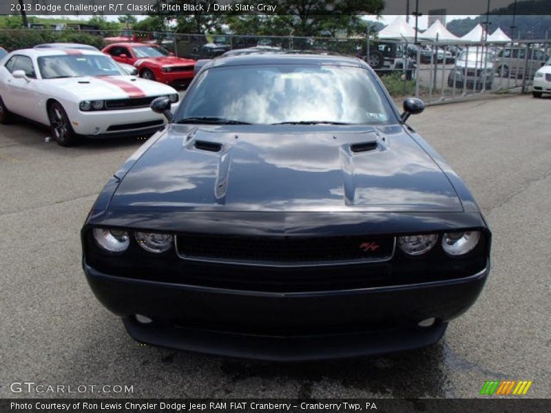 Pitch Black / Dark Slate Gray 2013 Dodge Challenger R/T Classic