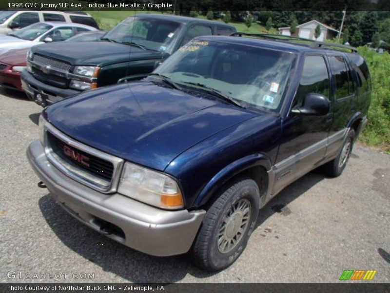 Indigo Blue Metallic / Graphite 1998 GMC Jimmy SLE 4x4