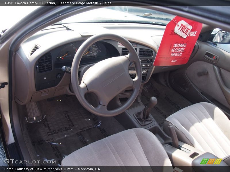 Beige Interior - 1996 Camry DX Sedan 