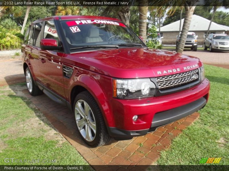 Front 3/4 View of 2012 Range Rover Sport HSE LUX