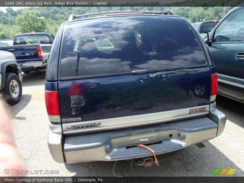 Indigo Blue Metallic / Graphite 1998 GMC Jimmy SLE 4x4