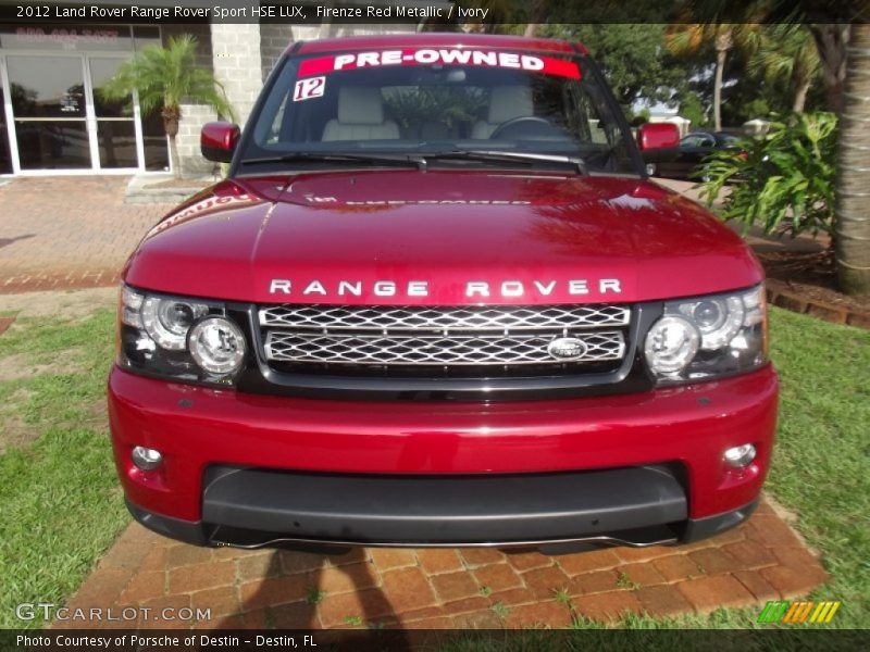 Firenze Red Metallic / Ivory 2012 Land Rover Range Rover Sport HSE LUX