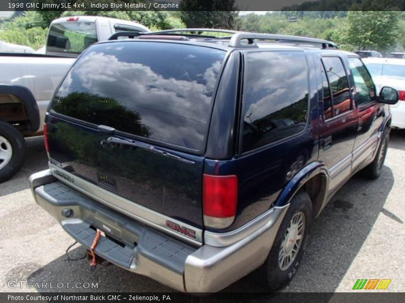 Indigo Blue Metallic / Graphite 1998 GMC Jimmy SLE 4x4