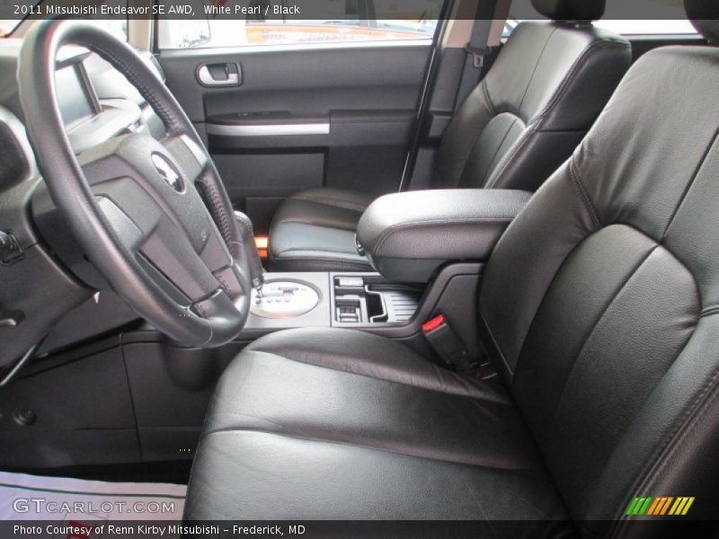 White Pearl / Black 2011 Mitsubishi Endeavor SE AWD