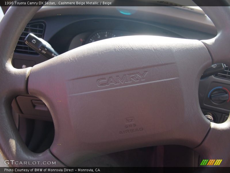Cashmere Beige Metallic / Beige 1996 Toyota Camry DX Sedan