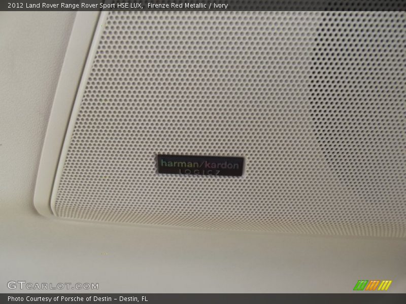 Firenze Red Metallic / Ivory 2012 Land Rover Range Rover Sport HSE LUX